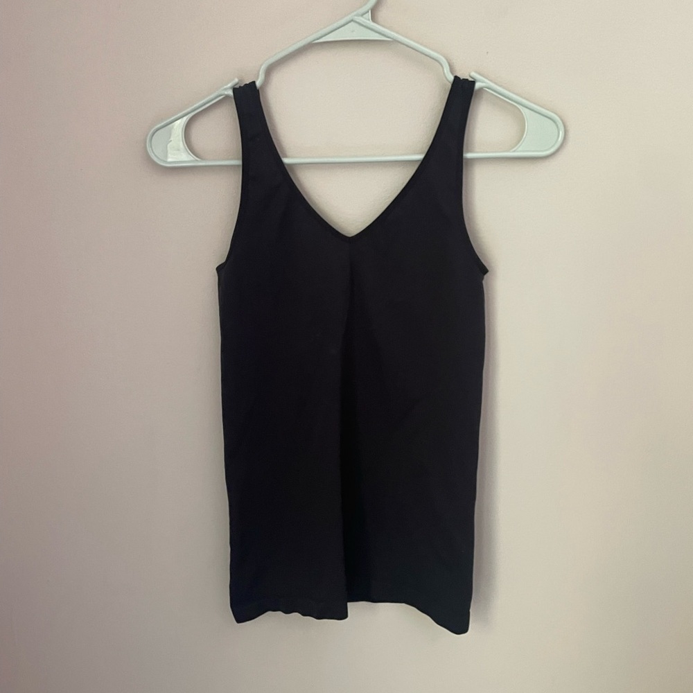 Anthropologie By Eloise Black Women's Stretchy Camisole Top Size Small